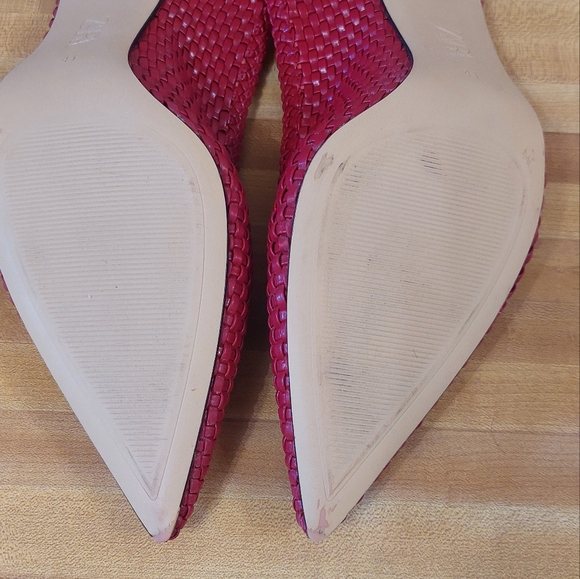 Zara Red Slingbacks - Picture 4 of 7